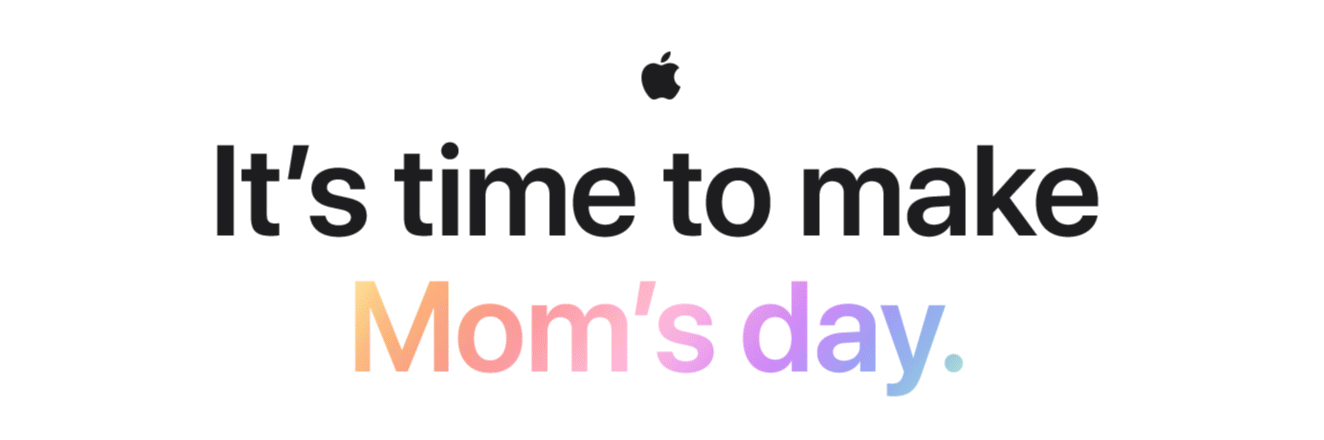 Apple Mother's day